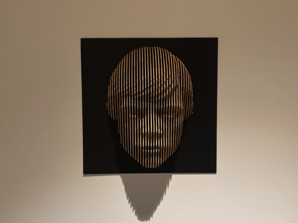 Luke Skywalker layered sculpture Star Wars
