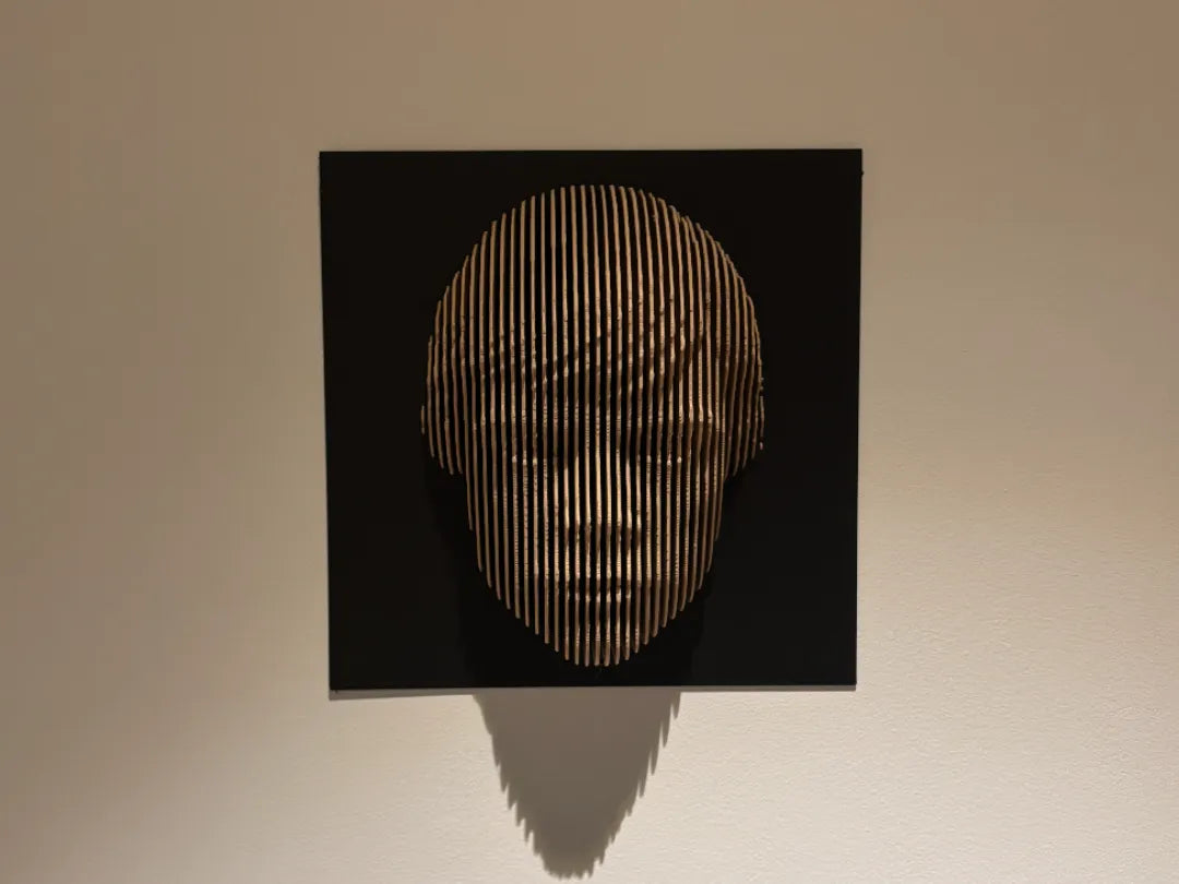 Luke Skywalker layered sculpture Star Wars