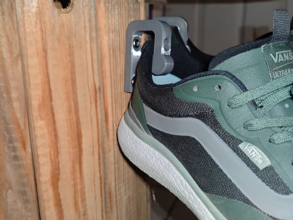 Wall Mounted Sneakers / shoes Hooks - Space Saving Storage Solution   number 2