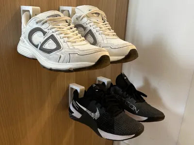 Wall Mounted Sneakers / shoes Hooks - Space Saving Storage Solution