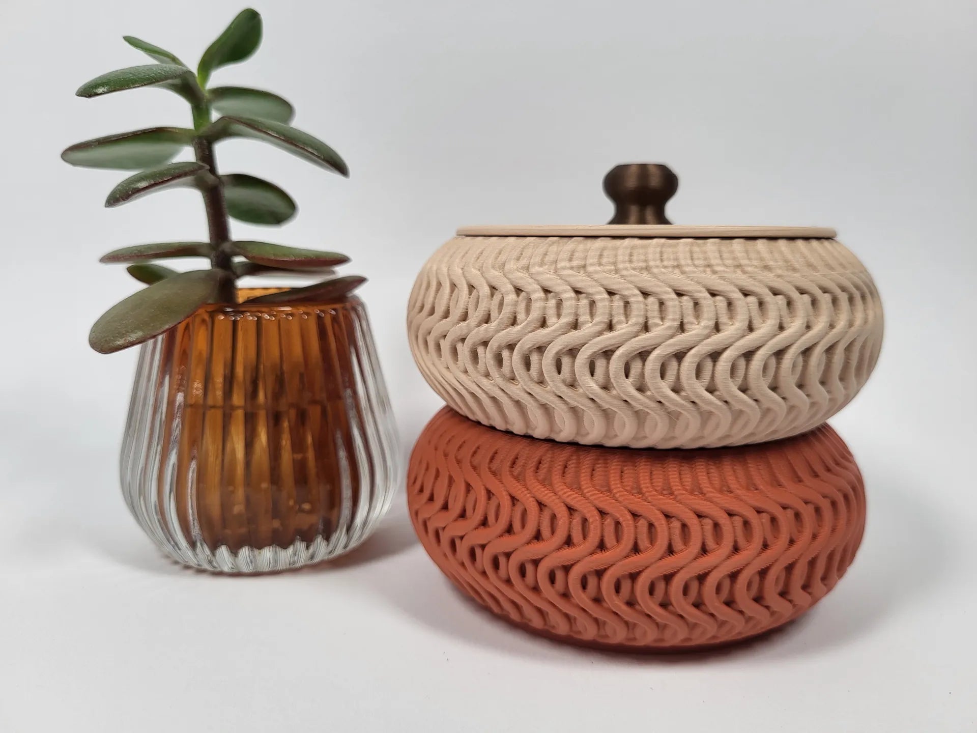 Jewelry Box Stackable Curvy Waves