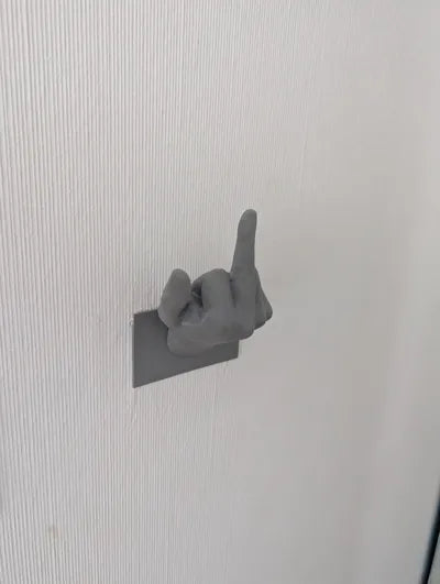 The finger - coat hanger - wall mounted hook