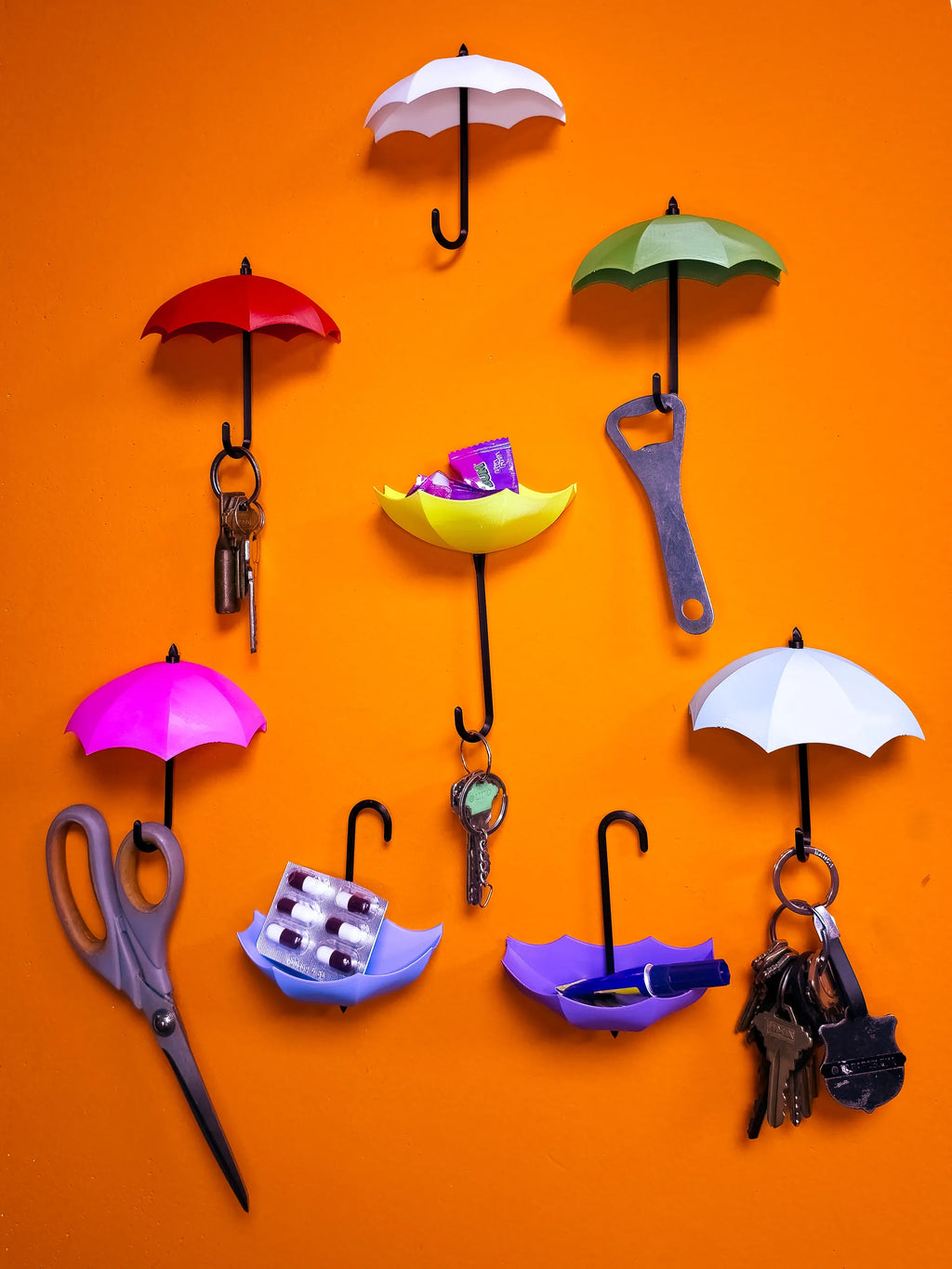 Multifunction Umbrella Key Holder