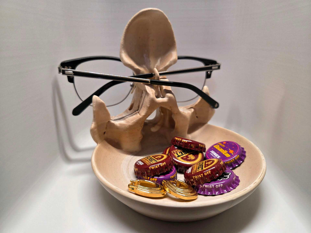 Glasses Holder Skull Bowl