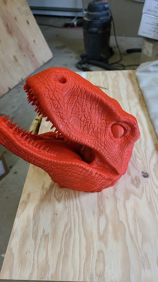 Velociraptor Head For Wall