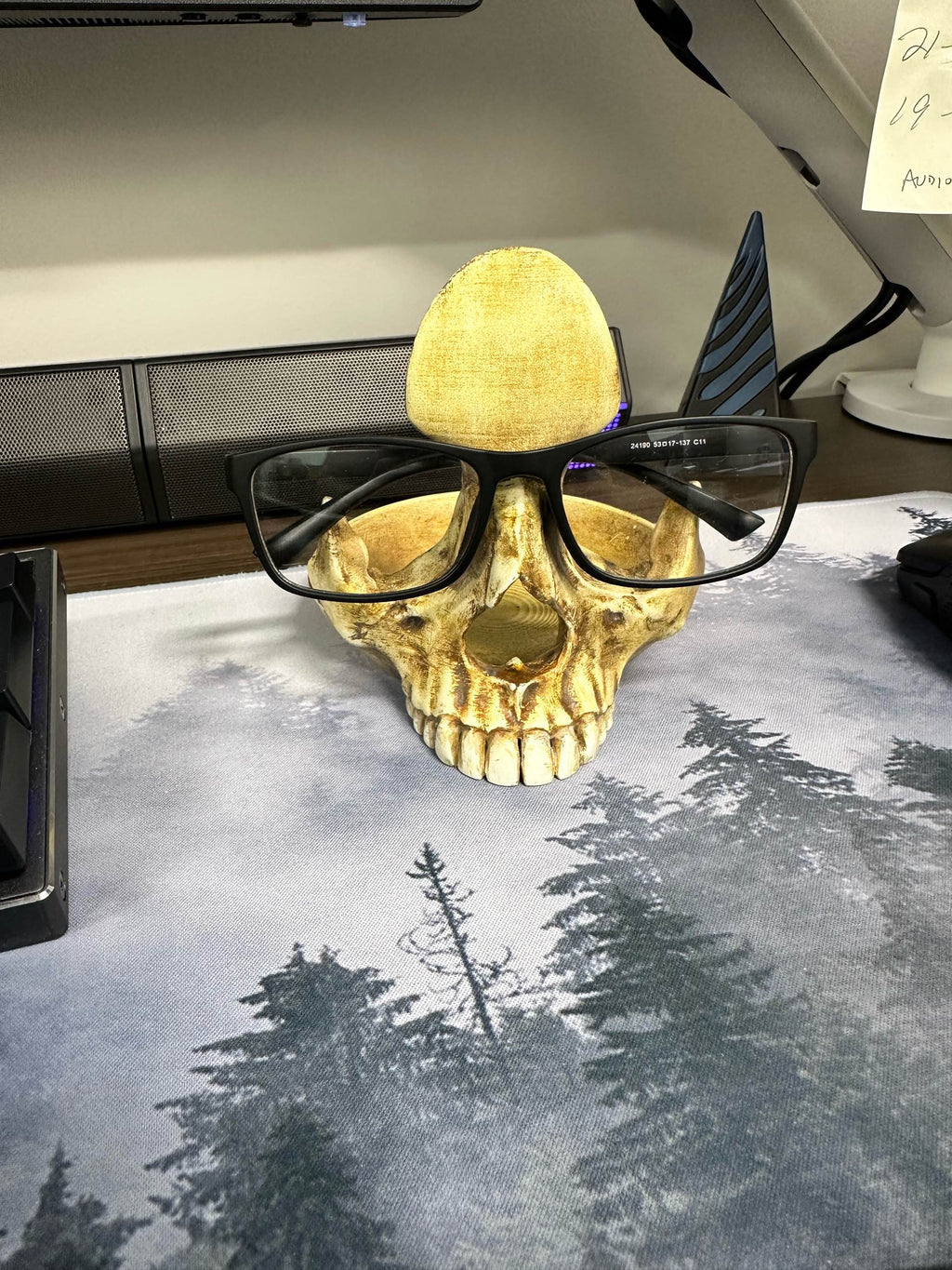Glasses Holder Skull Bowl