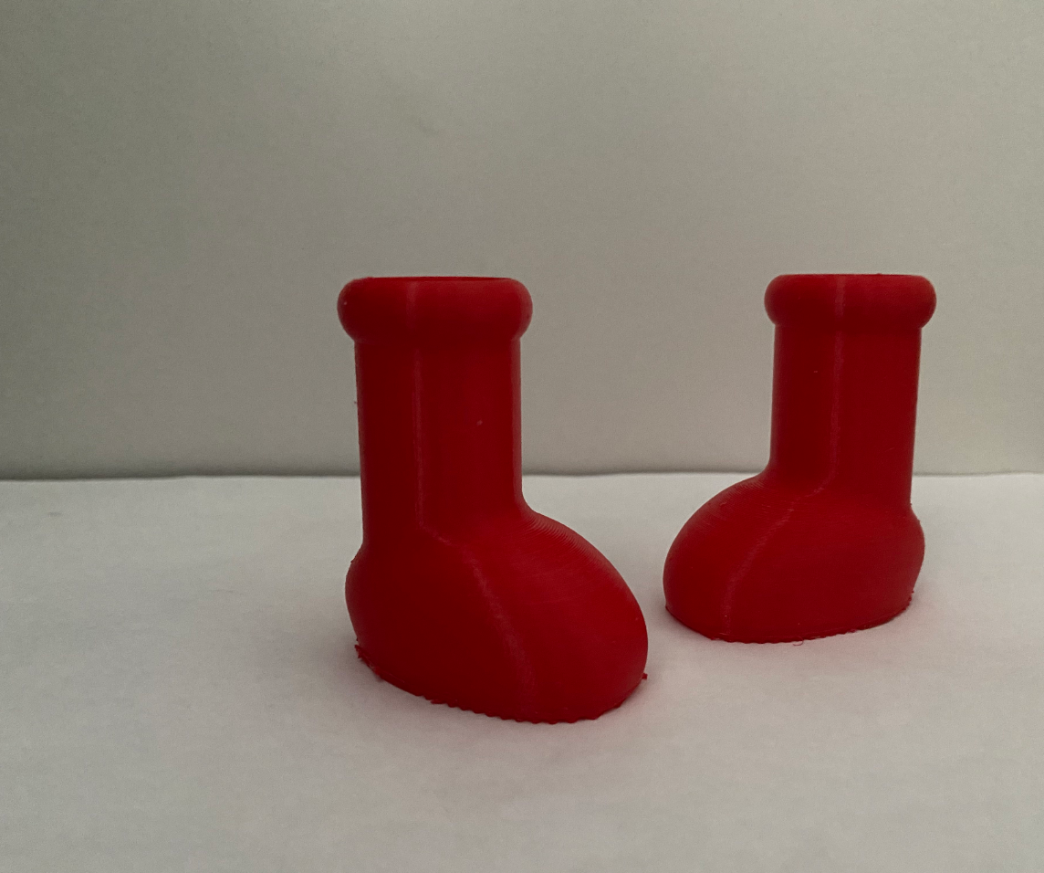 BIG Red Boots (but smaller)