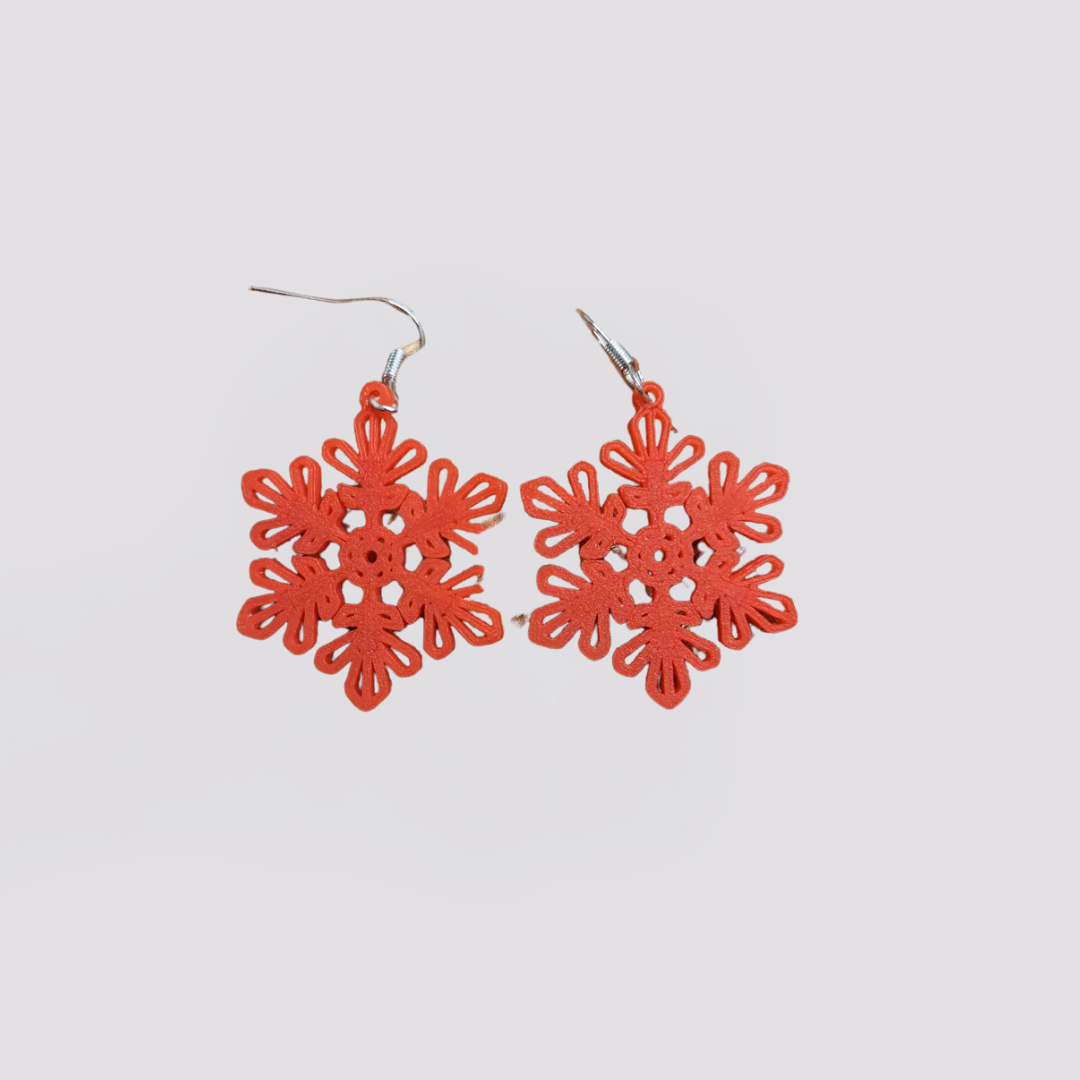 Earrings Snowflake 5