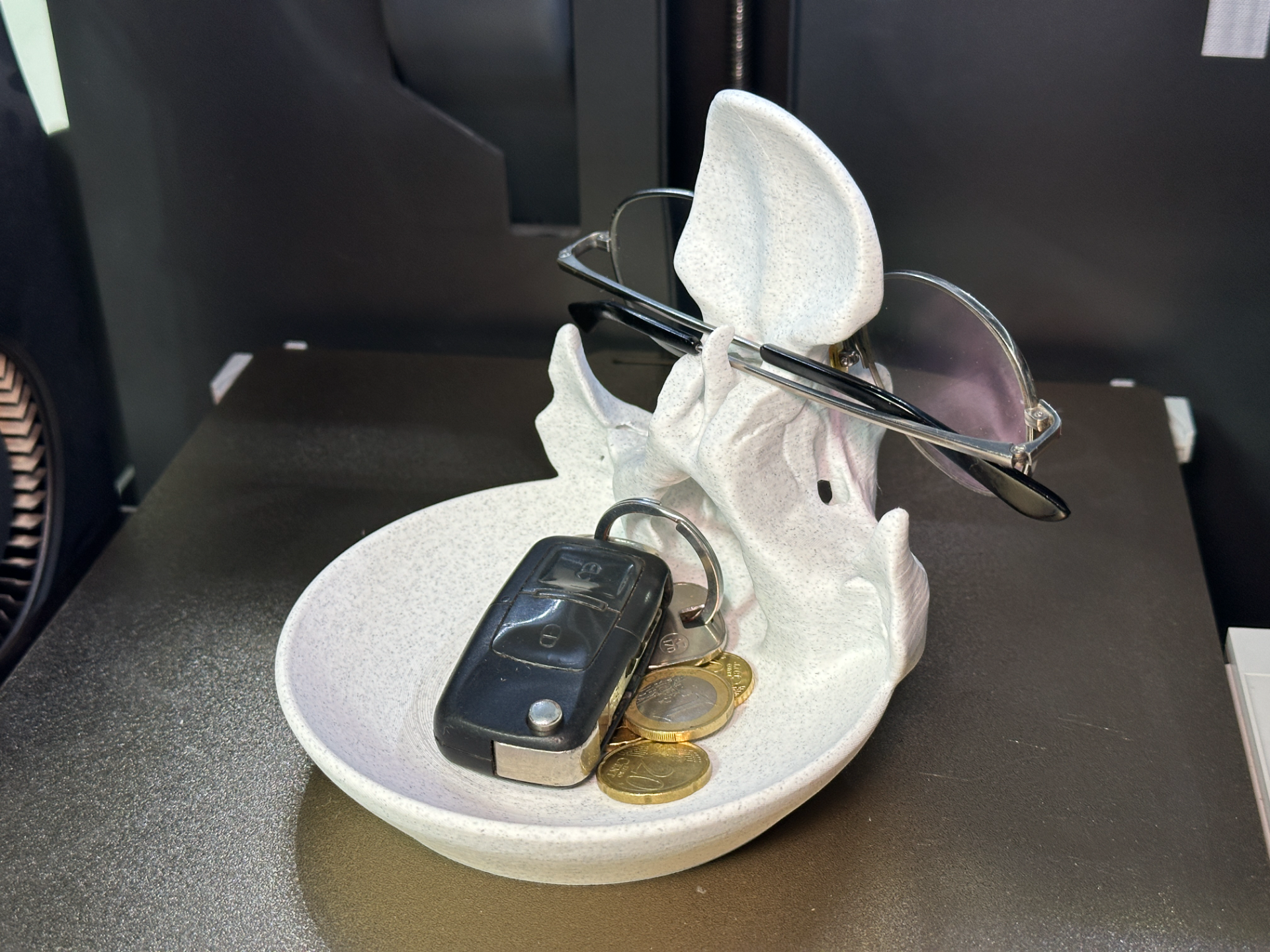 Glasses Holder Skull Bowl