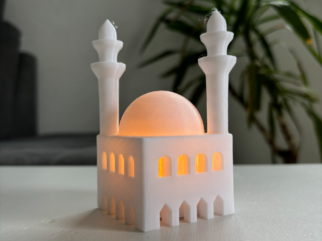 Mosque with Tea Light