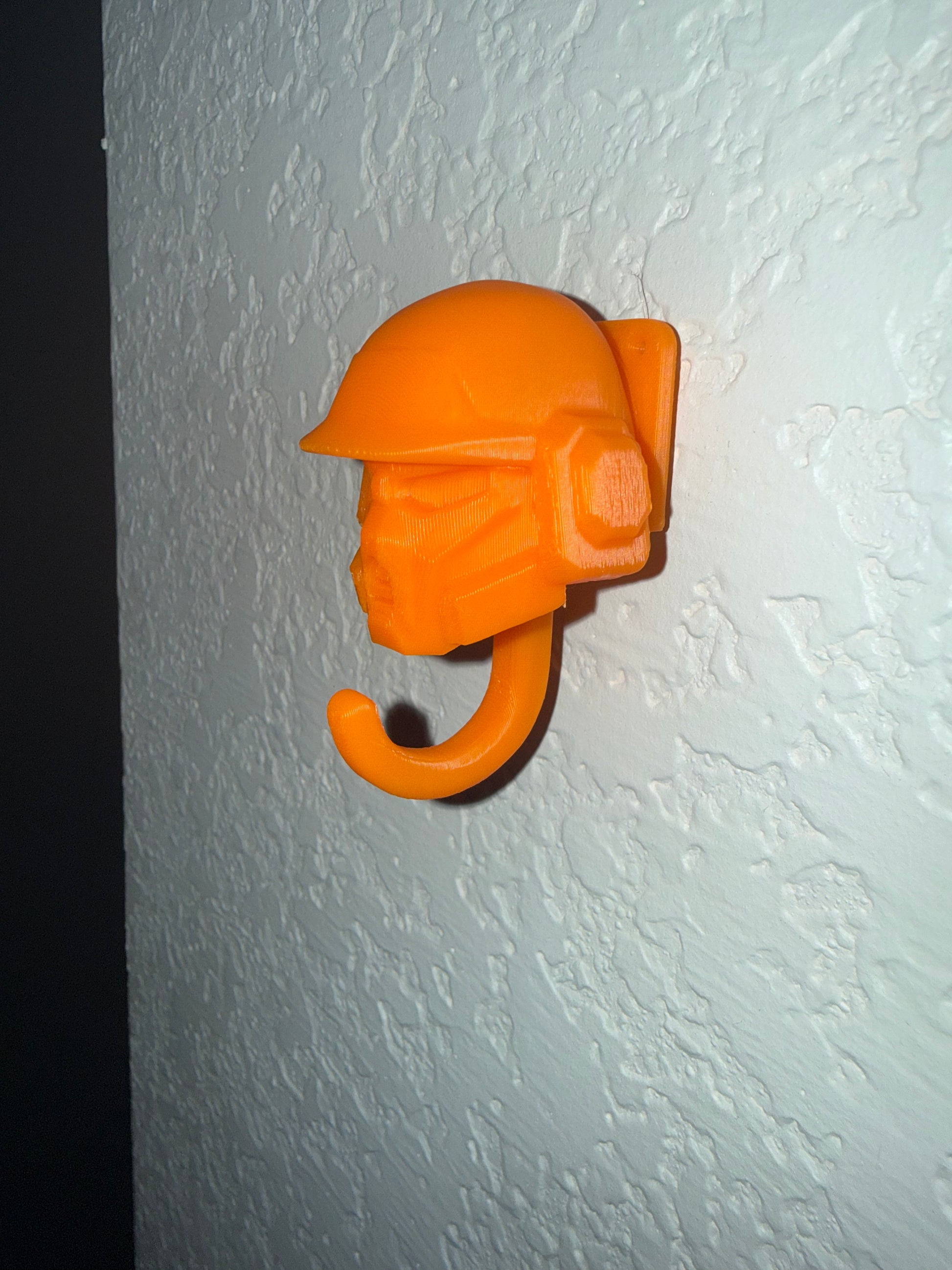 Helldivers Themed Helmet Wall Hook