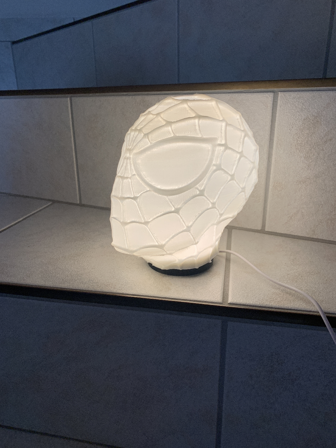 3D Printed Spiderman Lamp