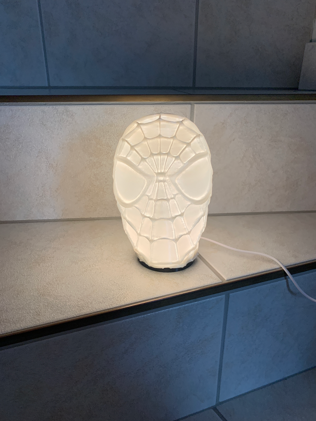 3D Printed Spiderman Lamp