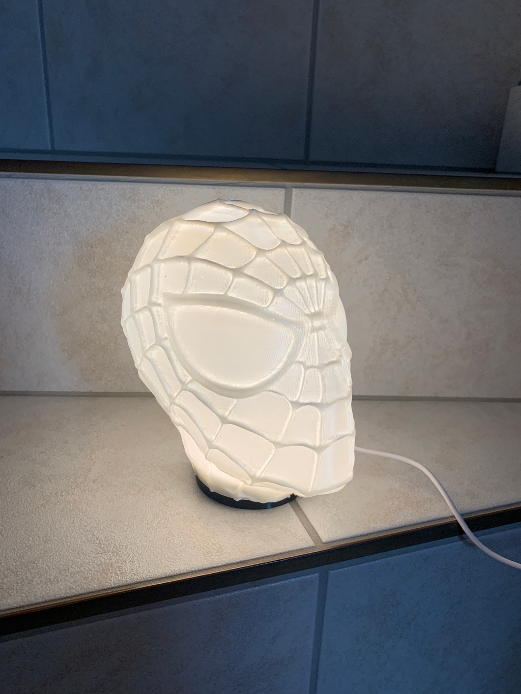 3D Printed Spiderman Lamp