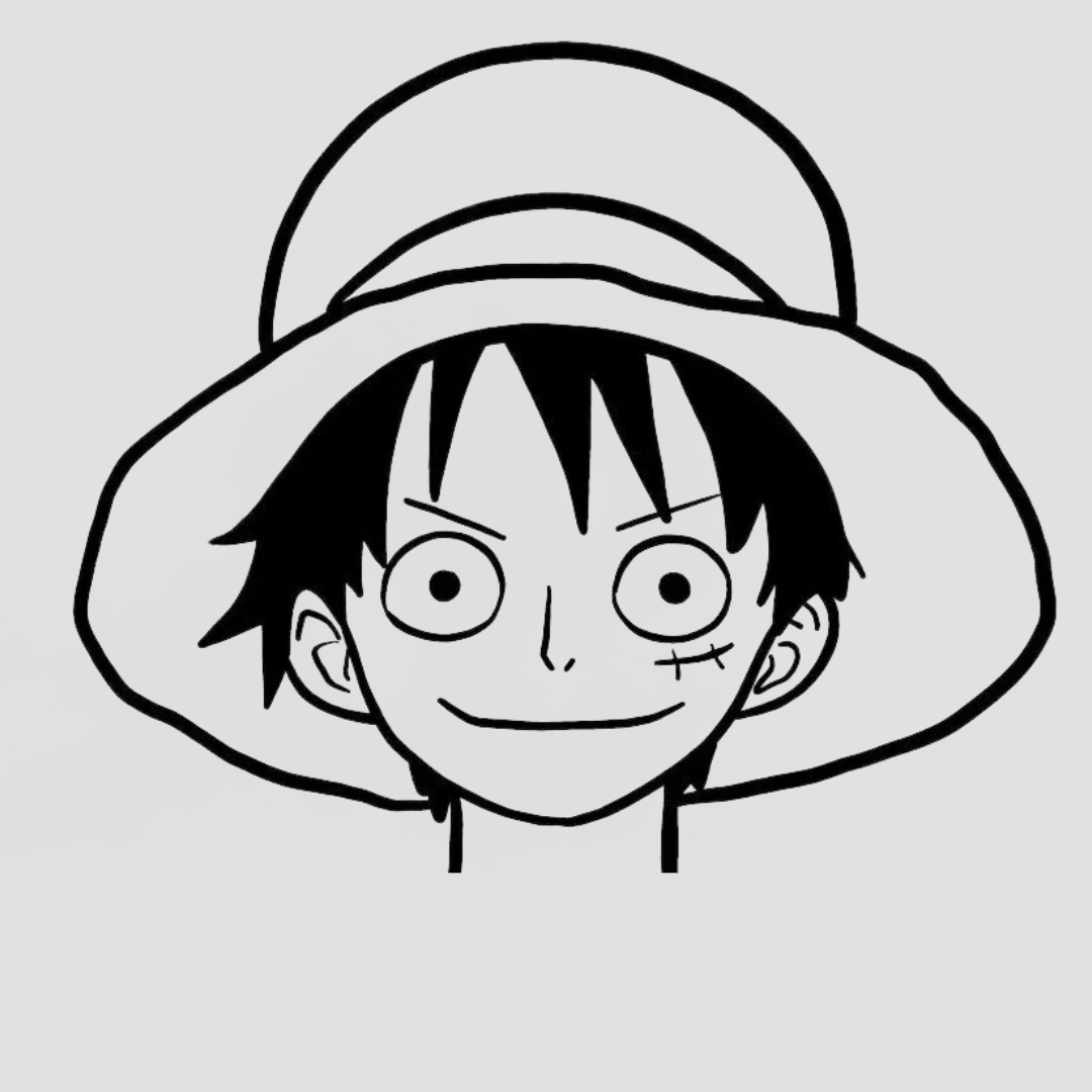 Luffy wall art
