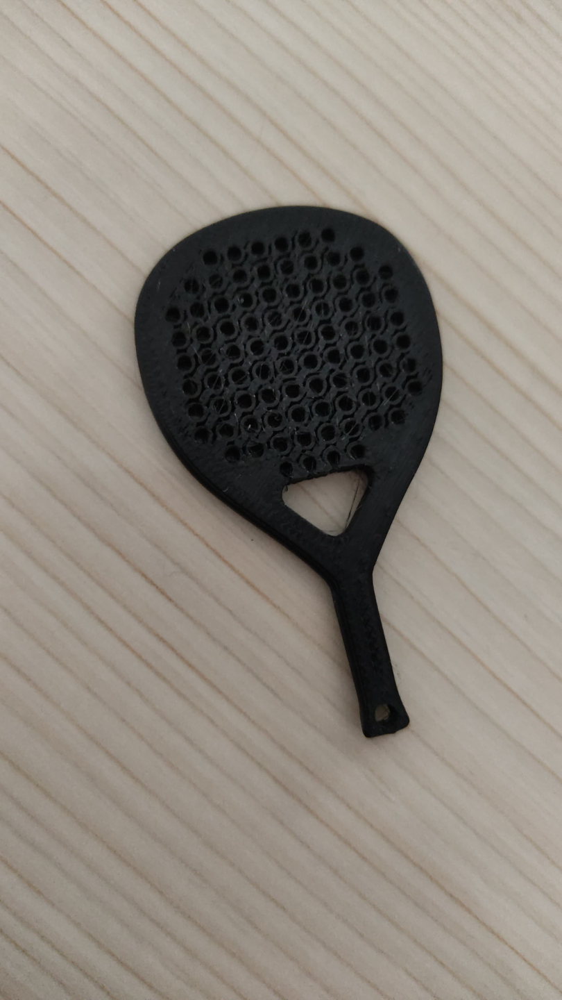 Padel Racket Keychain