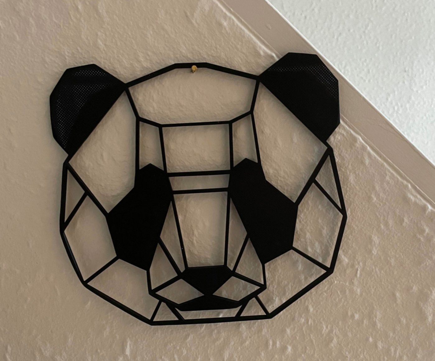 Geometric Panda Wallart