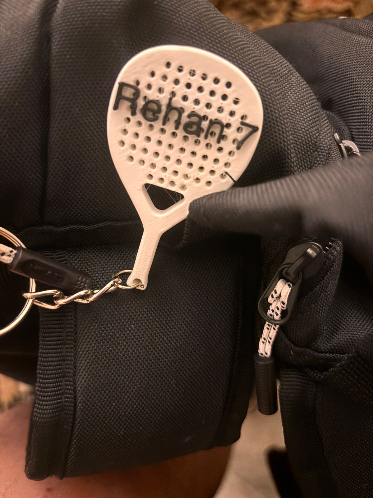 Padel Racket Keychain