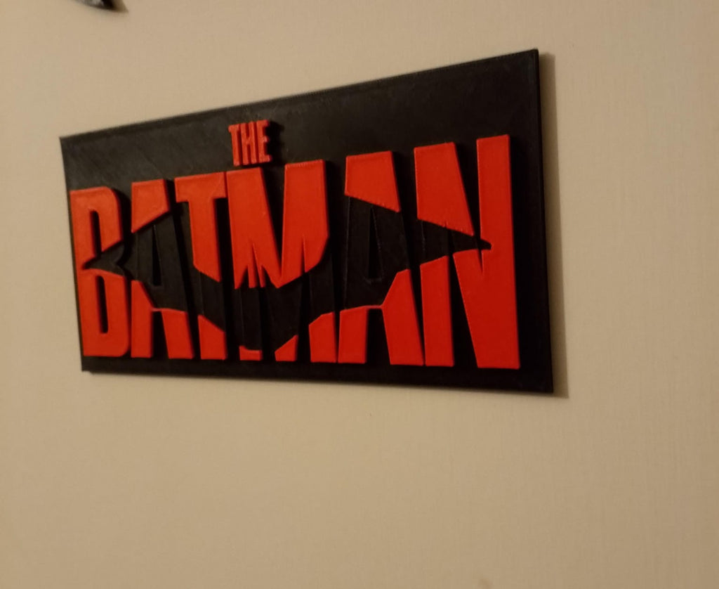 The Batman wall plate sign