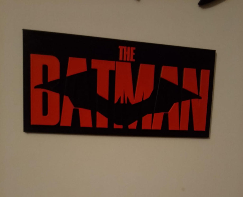 Batman Entry. Sign The Batman wall plate sign – ThirdDimension
