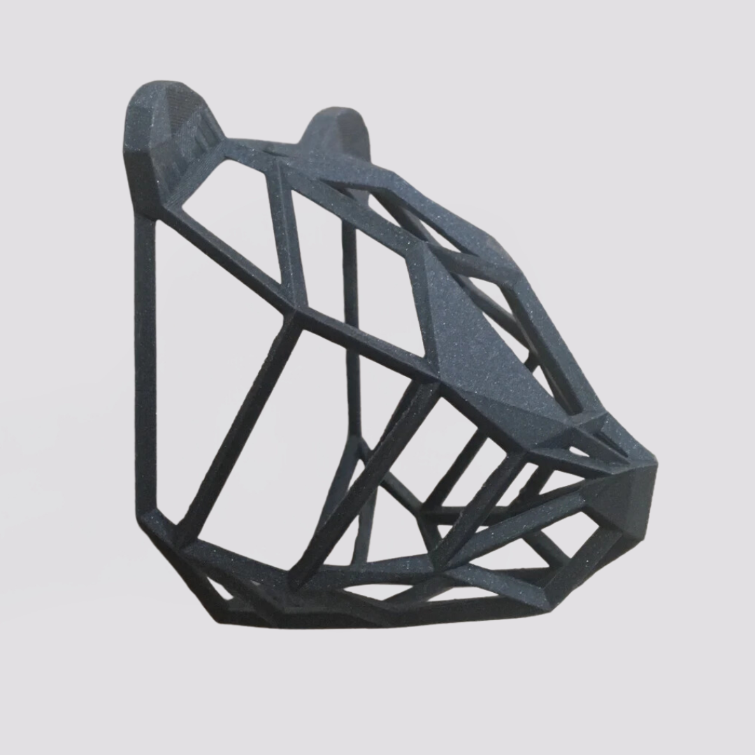 Wire Frame Panda Head