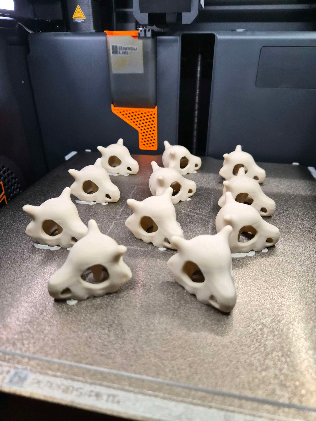 Cubone Pokemon Skull Keychain