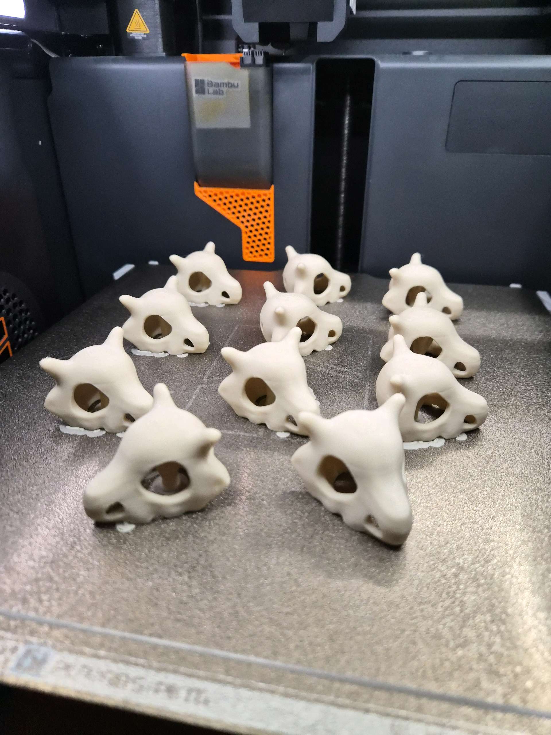Cubone Pokemon Skull Keychain