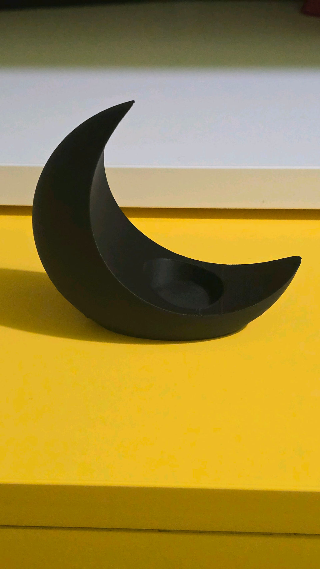 Elegant Crescent Moon Candle Holder