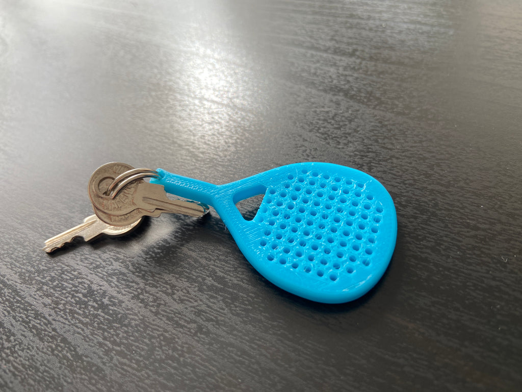 Padel Racket Keychain