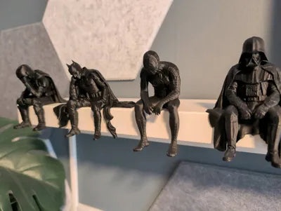Sad Spiderman Sitting on a Ledge Figurine!