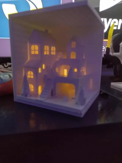 Winter Light Diorama – Christmas Village - LED