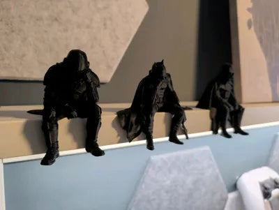 Sad Mandalorian on a ledge Figurine!