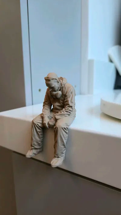 Sad Walter White (Breaking Bad)on a ledge Figurine