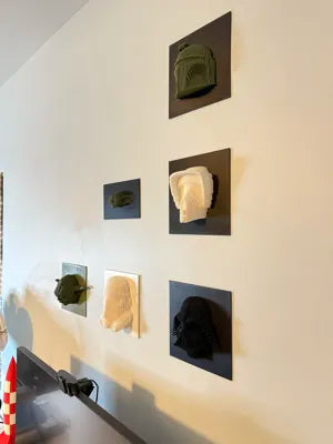 Yoda layered sculpture