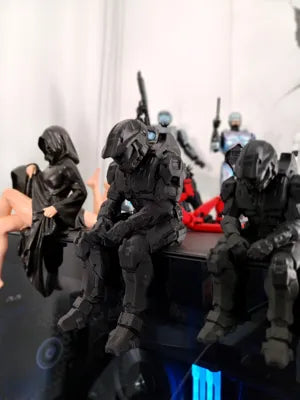 Sad Master Chief (Halo) On a Ledge figurine!