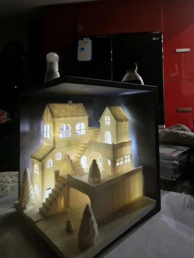 Winter Light Diorama – Christmas Village - LED