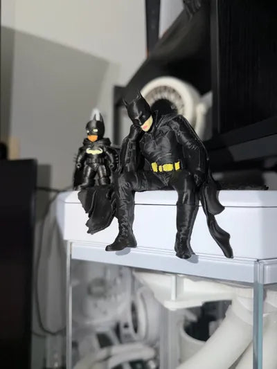 Sad Batman sitting on a Ledge Figurine!