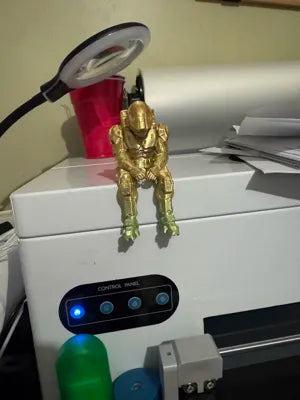 Sad Master Chief (Halo) On a Ledge figurine!