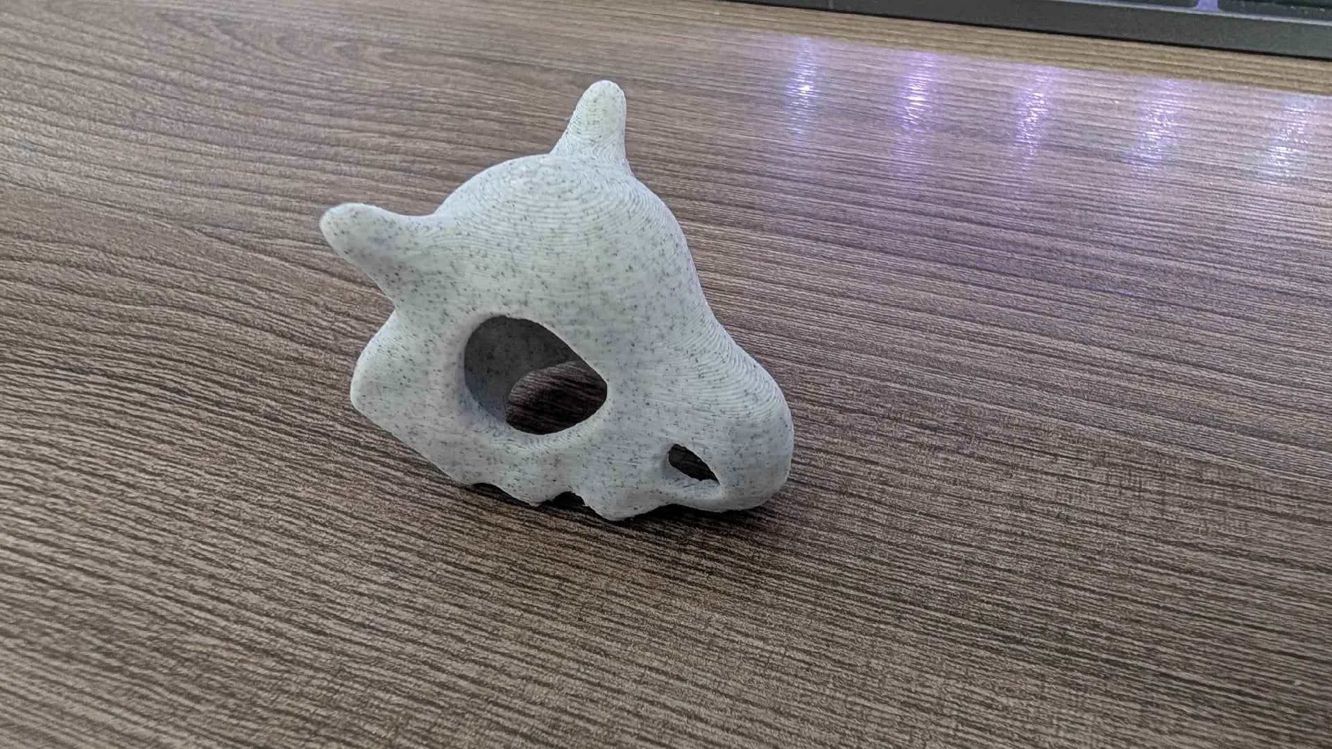 Cubone Pokemon Skull Keychain
