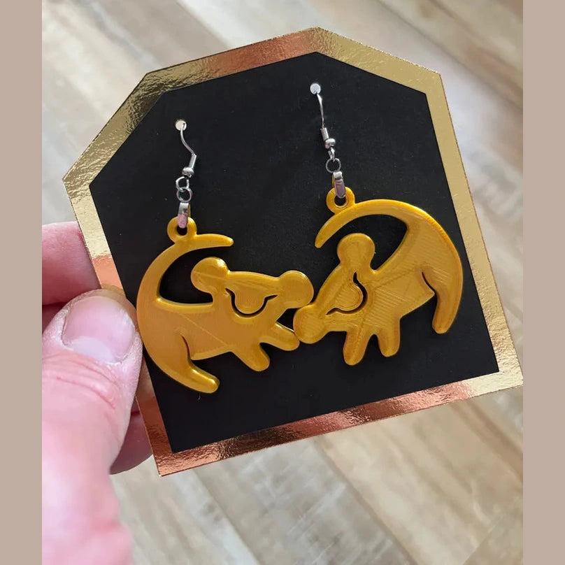 Lion King earrings