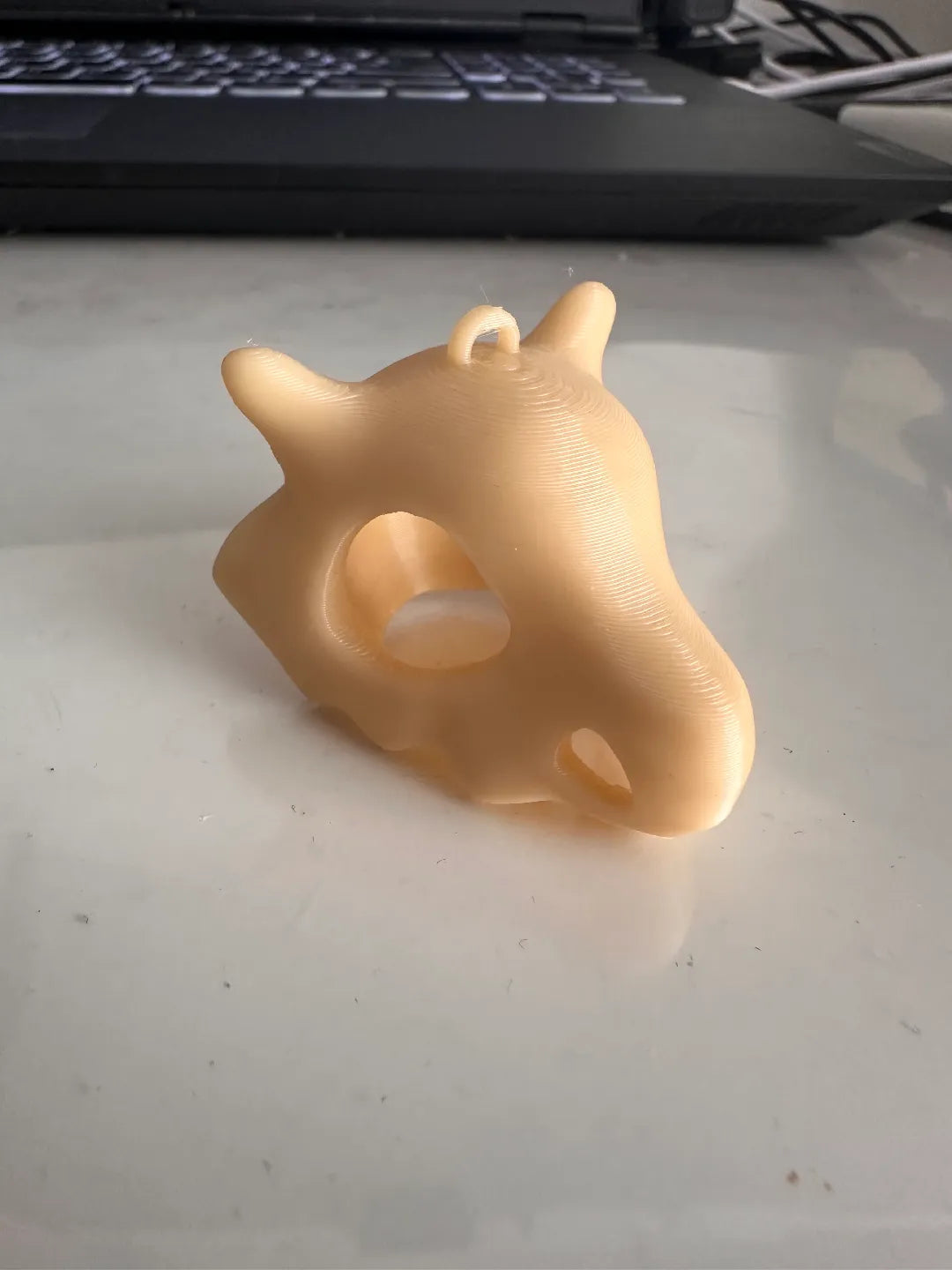 Cubone Pokemon Skull Keychain