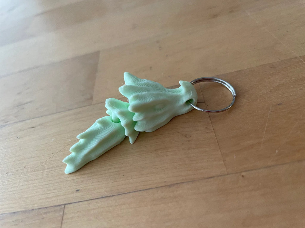 bone dragon keychain