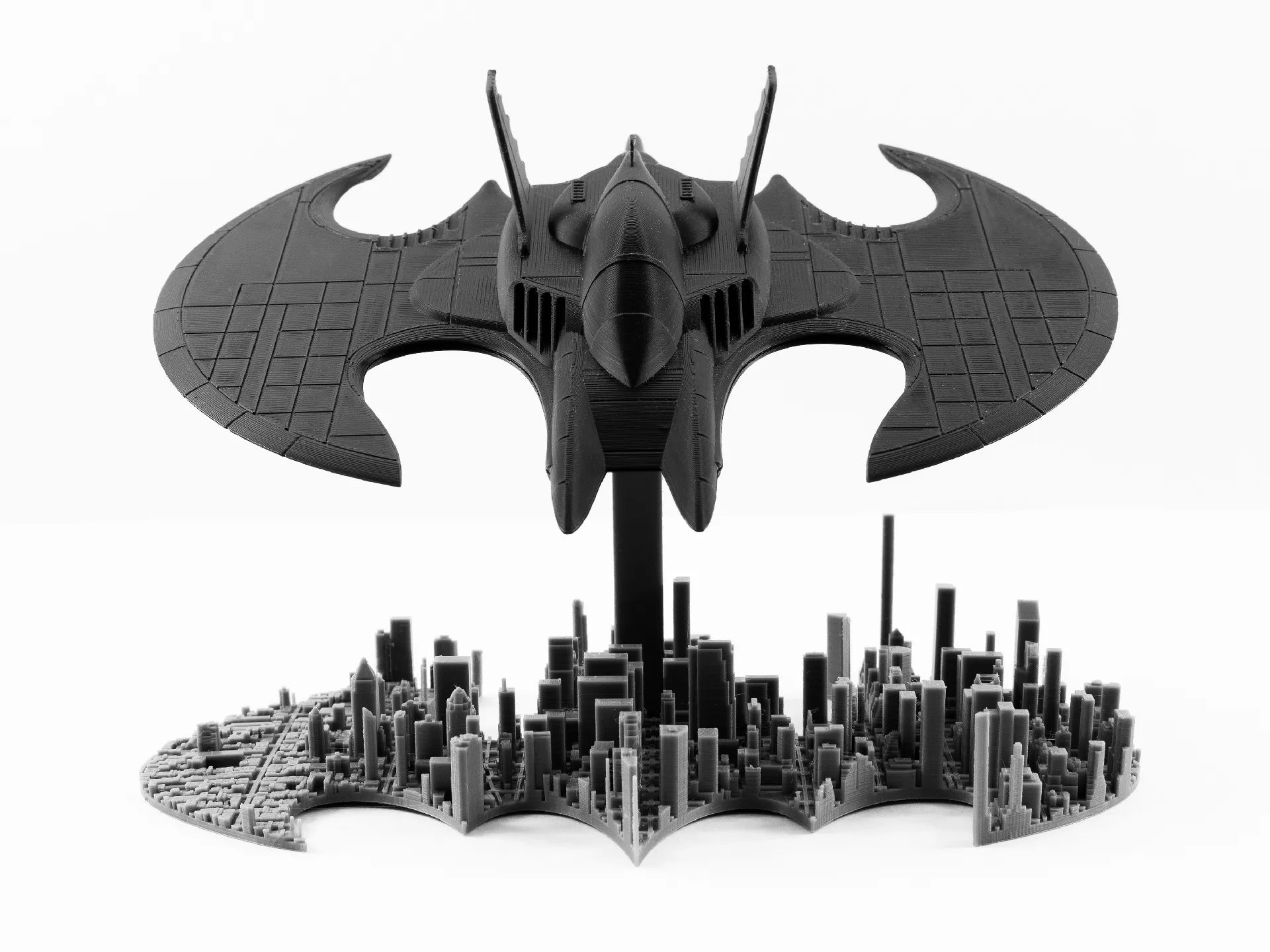 Batwing over Gotham