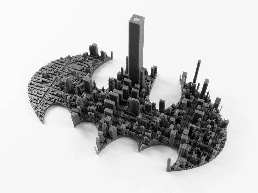 Batwing over Gotham