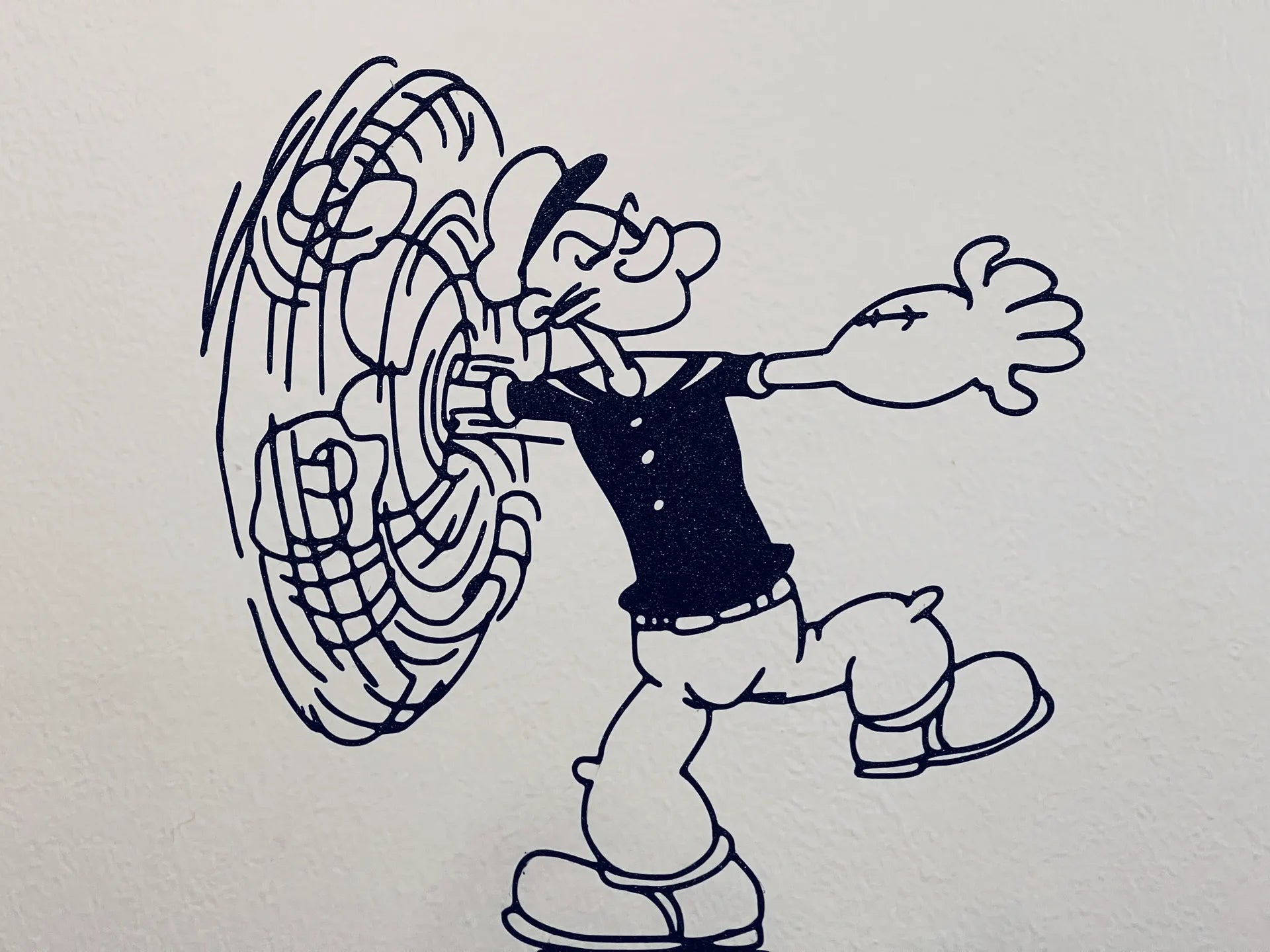 Popeye winding up