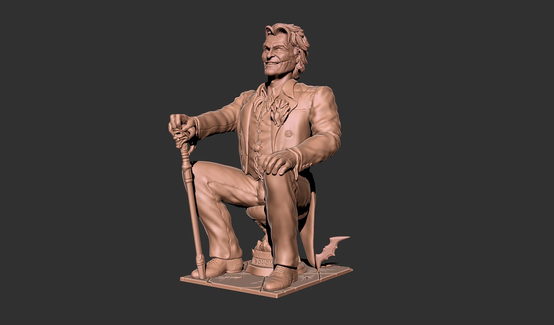 Joker statue