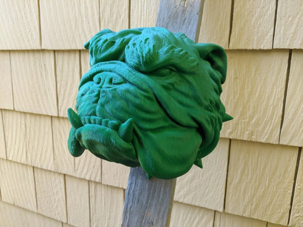 Bulldog Head For Wall