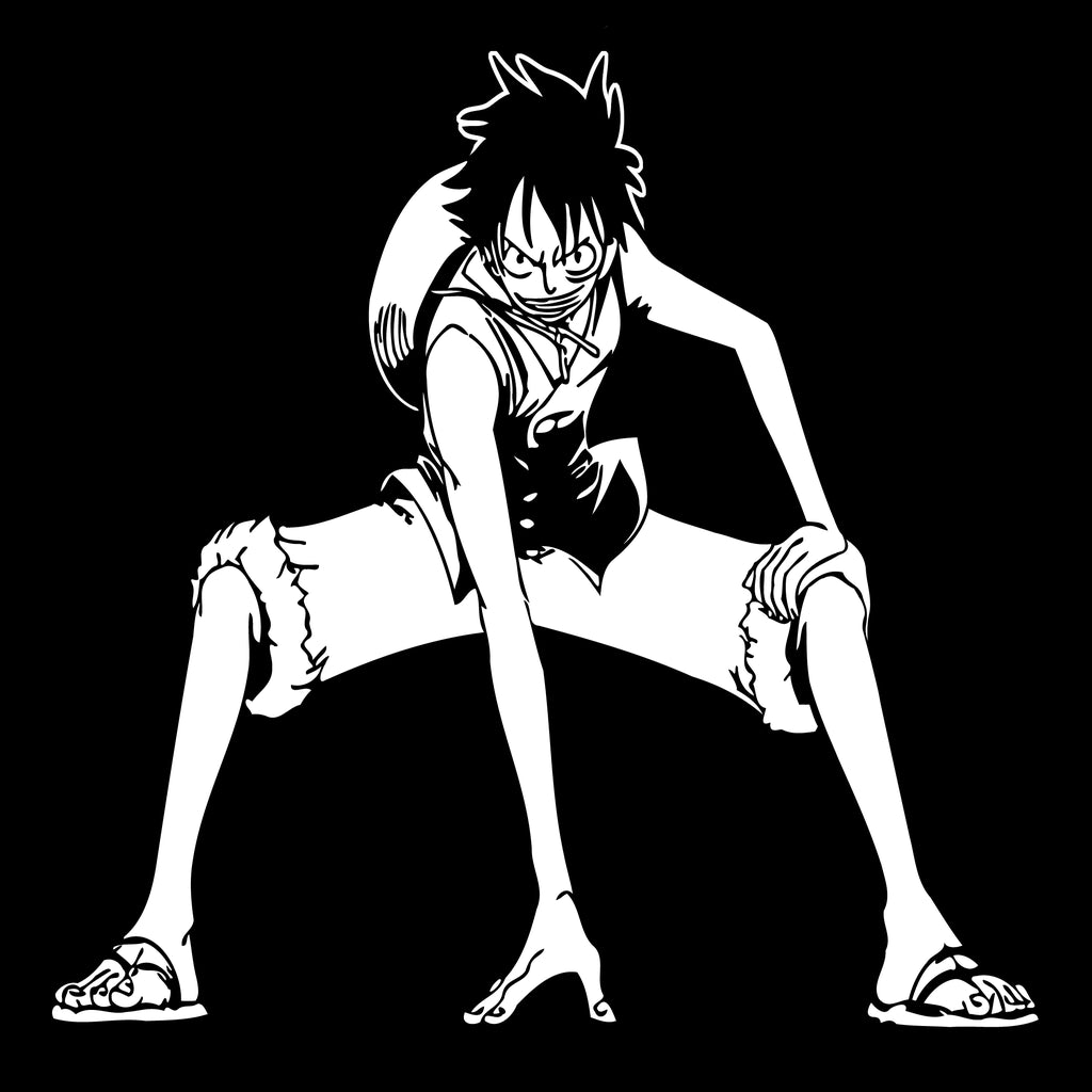 Monkey- D- Luffy stencil