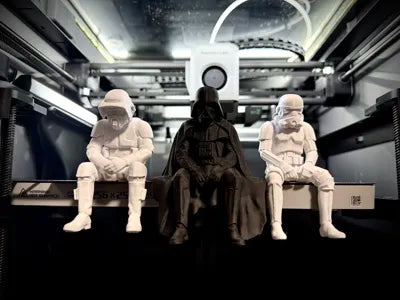 Sad Storm Trooper sitting on a ledge Figurine!