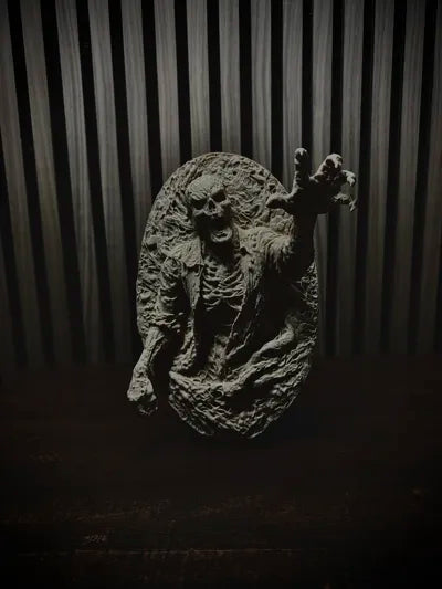 Zombie Relief Art Sculpture